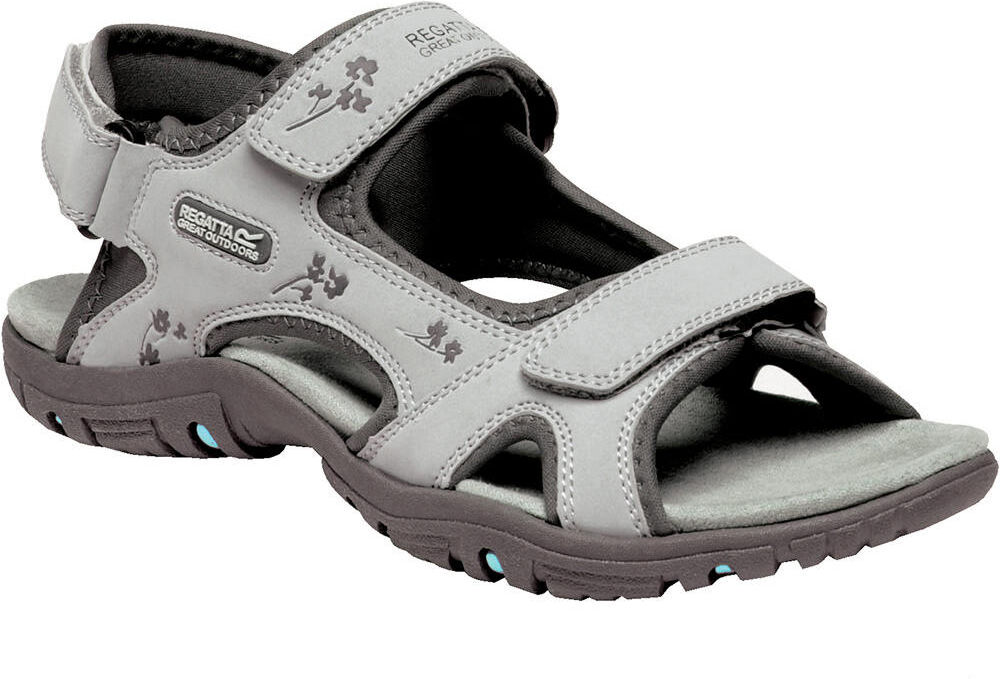 Regatta haris sandalias trekking mujer Gris (7)