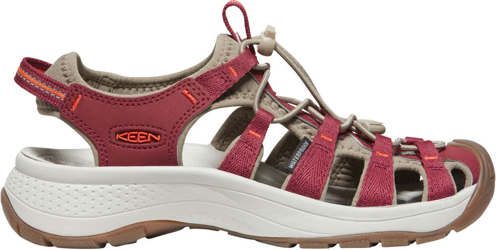 Keen astoria west sa sandalias trekking mujer Granate (9)