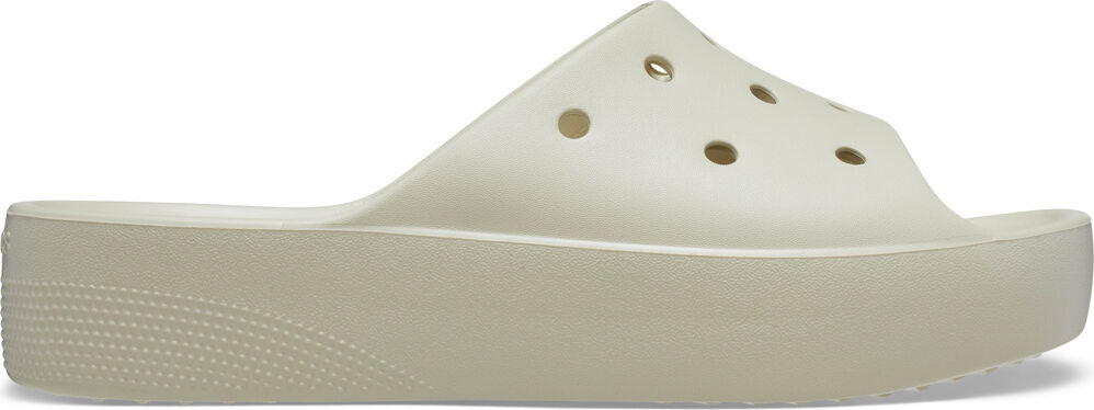 Crocs classic platform slide zueco mujer Blanco (39-40)