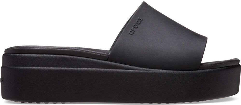 Crocs brooklyn slide chanclas mujer Negro (7)