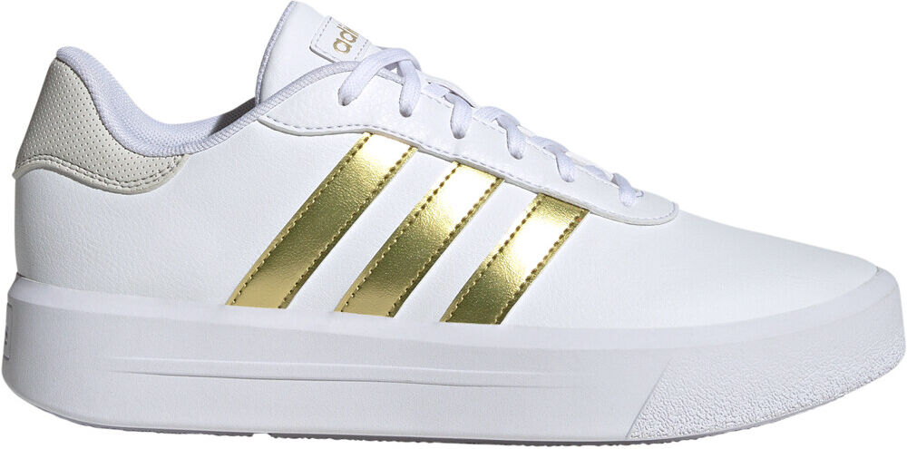 Adidas court platform zapatilla moda mujer Blanco (4)