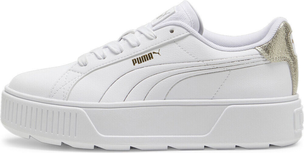 Puma karmen metallic shine zapatilla moda mujer Blanco (4)