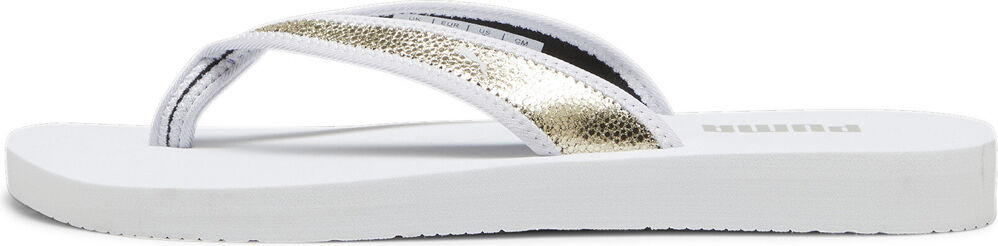 Puma sandy flip metallic shine chanclas mujer Blanco (35,5)