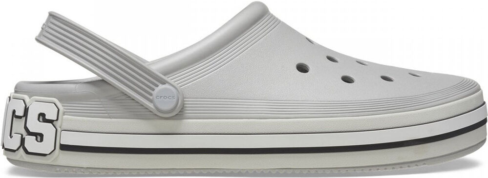 Crocs off court logo zueco mujer Gris (39-40)