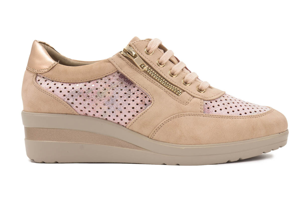 Zirus Moda Zapatilla urbana nude