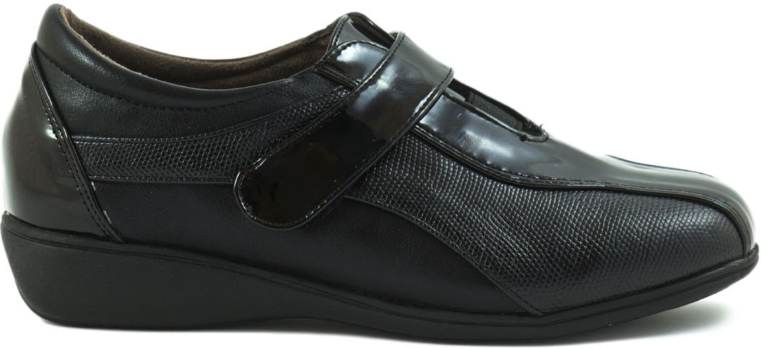 Zirus Moda Mocasín negro combinado