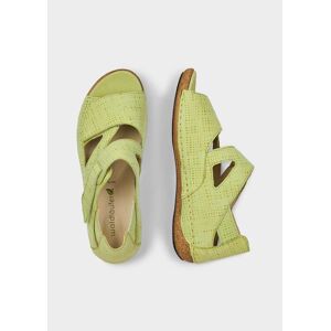 Goldner Fashion Sandaalit säädettävin tarranauhoin - hellgrün - Gr. 41,5  Damen
