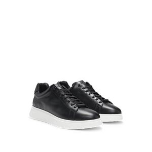 Boss Leather trainers with rubber outsole