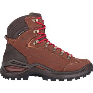 Lowa Women's Renegade 100 GTX Mid - Ruskea/Punainen - UK 4,5