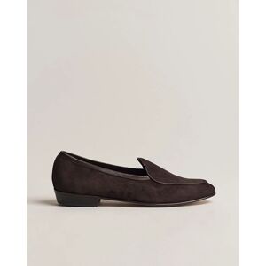 Lange Sagan Classic Loafers Dark Brown Suede - Sininen - Size: S - Gender: men