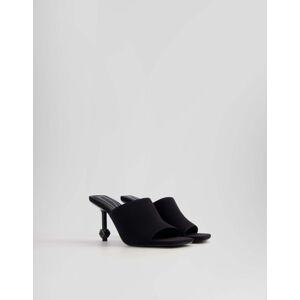 Bershka Chaussures À Talon Type Mules Femme 35 Noir - Publicité