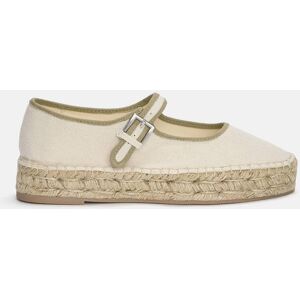 Pull&Bear Ballerines Jute Écru 41 female - Publicité