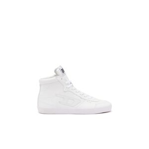 Diesel - S-Leroji Mid-Sneakers montantes en cuir lisse - Baskets - Femme - Blanc 40 - Publicité