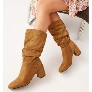 Promod Bottes à talon Femme Camel 41 - Publicité