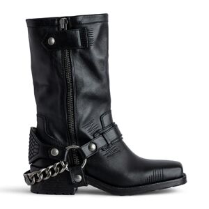 Zadig&Voltaire Bottines Igata Noir - Taille 37 - Femme - Publicité