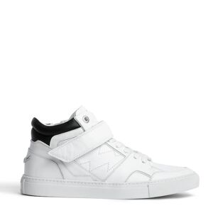 Zadig&Voltaire Sneakers Zv1747 Mid Flash Blanc - Taille 36 - Femme - Publicité