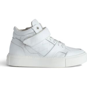 Zadig&Voltaire Sneakers Mi-Hautes Zv1747 Flash Chunky Blanc - Taille 36 - Femme - Publicité