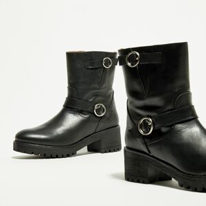 Apologie - Boots en Cuir Sophia noires Noir - Publicité