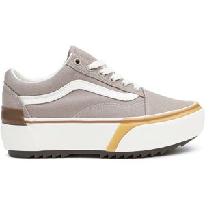 Vans - Sneakers Old Skool Stacked beiges Beige - Publicité