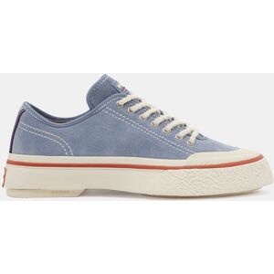 - Baskets en Velours de Cuir Laguna bleues Bleu