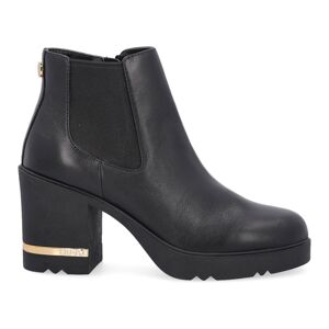 Liu-Jo - Bottines en Cuir Glorius noires - Talon 7 cm Noir - Publicité