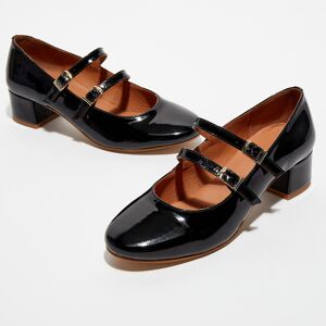 Quartier Latin - Babies en Cuir verni Louise noires - Talon 4 cm Noir - Publicité