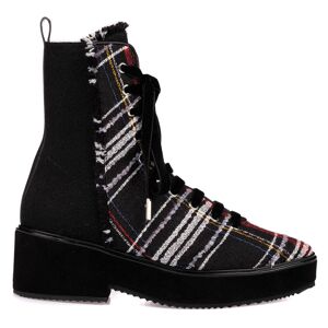 Stephane Kélian - Boots en Laine & Cuir Renee noir/multicolore Noirmulticolore