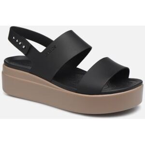 Brooklyn Low Wedge W par Crocs Noir 38 - 39 Femme - Publicité