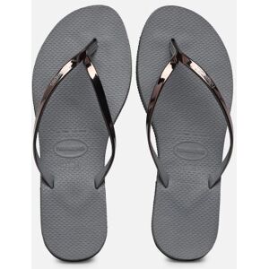 Hav. You Metallic W par Havaianas Argent 35 - 36 Femme - Publicité