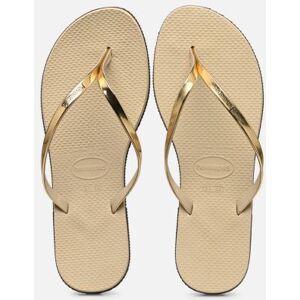 Hav. You Metallic W par Havaianas Argent 35 - 36 Femme - Publicité