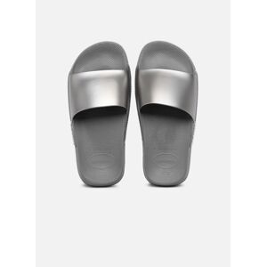 Kids Slide Classic Metallic par Havaianas Argent 37 - 38 Enfant - Publicité