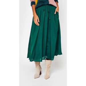 Corny Flared Midiskirt par Essentiel Antwerp Vert 40 Accessoires