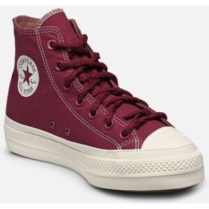 Chuck Taylor All Star Lift Platform Workwear Textiles Hi W par Converse Bordeaux 37 Femme - Publicité