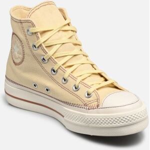 Chuck Taylor All Star Lift Contrast Stitching Hi W par Converse Beige 41 Femme - Publicité