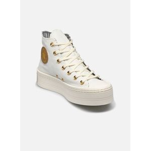 Chuck Taylor All Star Modern Lift Play On Fashion Hi W par Converse Blanc 36 1/2 Femme - Publicité