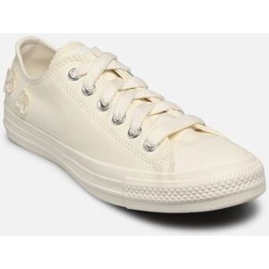 Chuck Taylor All Star Flower Play Ox W par Converse Blanc 37 1/2 Femme - Publicité