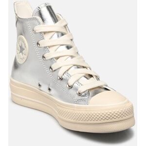 Chuck Taylor All Star Lift New Form Shine Hi W par Converse Argent 39 Femme - Publicité