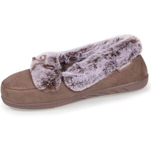 Chaussons mocassins Femme Taupe 37