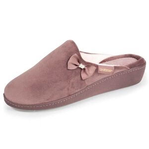 Chaussons mules talon Femme Taupe 38