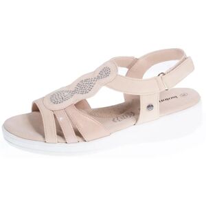 Sandales Femme CONFORT PLUS dessus strass Beige 36