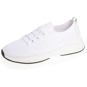 Isotoner Baskets Confort Femme slip-on à lacets Blanc blanc 41 Femme - Publicité