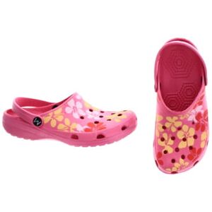 Crocs roses imprimées fleurs - femme - 39 Rose 39 - Publicité