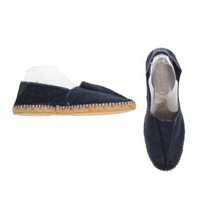 Espadrilles en toile bleues marine - Femme - Fabrication française - 43 Bleu 43 - Publicité