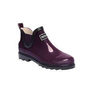 Regatta - Bottines de pluie HARPER - Femme (41 FR) (Violet foncé/gris anthracite) - UTRG1006 - Publicité