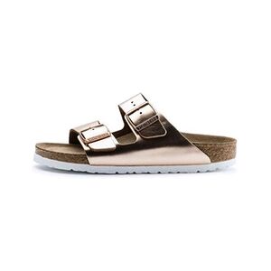 Birkenstock Sandales arizona cuir metallic - Publicité