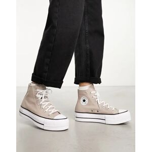 Converse - Chuck Taylor All Star Lift - Baskets compensÃ©es - Taupe-Gris Gris 42.5 unisex - Publicité