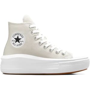 Converse - Chuck Taylor All Star Move - Baskets Ã  plateforme - Taupe/blanc/noir-Gris Gris 35 female - Publicité