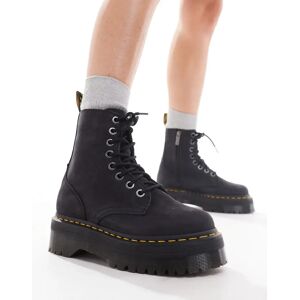 DR MARTENS - Jadon III - Bottines Ã  8 aillets en nubuck - Anthracite-Noir Noir 42 female - Publicité