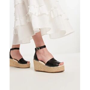 Glamorous - Espadrilles style sandales compensÃ©es - Noir-Black Black 41 female - Publicité