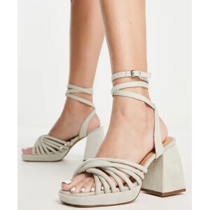 - Net - Sandales Ã  talon et brides - Beige-Neutral Neutral 37 female